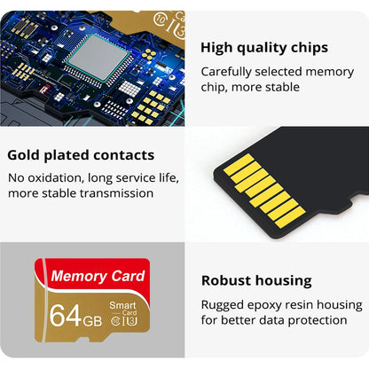 Memory Card 1GB 2GB 4GB 8GB 16GB 64GB Mini TF Cards 128GB Memoria 32GB TF Card Flash Drive Micro Card