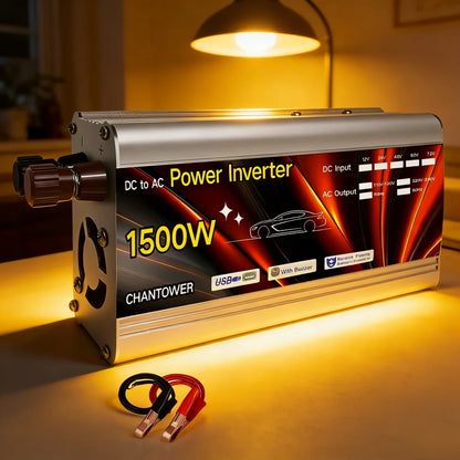 Inverter 12v 220v Solar Inverter 500W 1000W 1500W 2000W Portable Voltage Transformer Auto Charger Converter Car Power Inverter