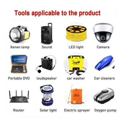 NEW 12V 100Ah 18650 lithium battery pack built-in high current 30A BMS for sprayers electric vehicle batterie+12.6V charger