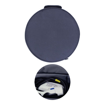 5-7m Portable EV Charging Gun Storage Bag Waterproof Protective Pouch Outdoor Travel Organizer for Electric Vehicle Charger Cabl