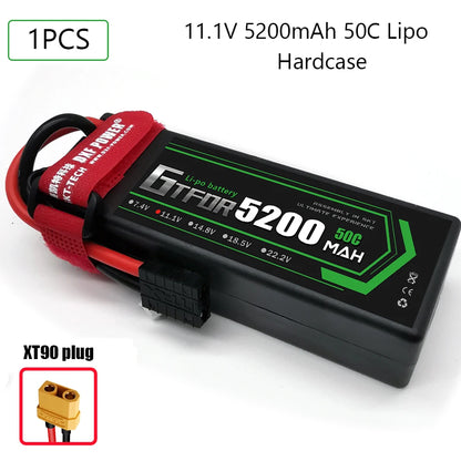 Batteries Lipo 7.4V 11.1V 15.2V 14.8V 22.2V 2S 3S 4S 6S 5200Mah 7000mAh 9200mAh 10000mAh for RC Car Truck Evader BX Truggy