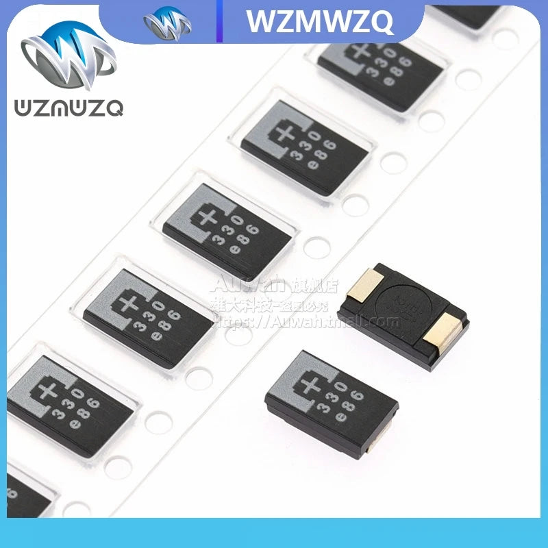 5-10-20PCS 2R5TPE330M9 330UF 2.5V 330 6.3V SMD Tantalum Capacitors Polymer POSCAP Type D Ultra-Thin 7343 D7343 New and Original