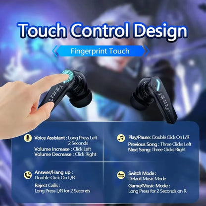 Choice Lenovo GM2 Pro Wireless Bluetooth Earphones Gaming Low Latency Dual Mode Music Earbuds TWS Sports In-Ear Headset With Mic