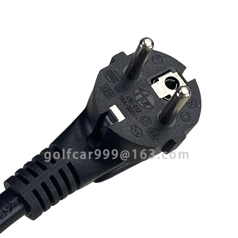 EV Portable Charger AC110-220V 16A YEEDA Y-30 Plug with EU plug 10FT Charging Charger Cable for Golf Carts