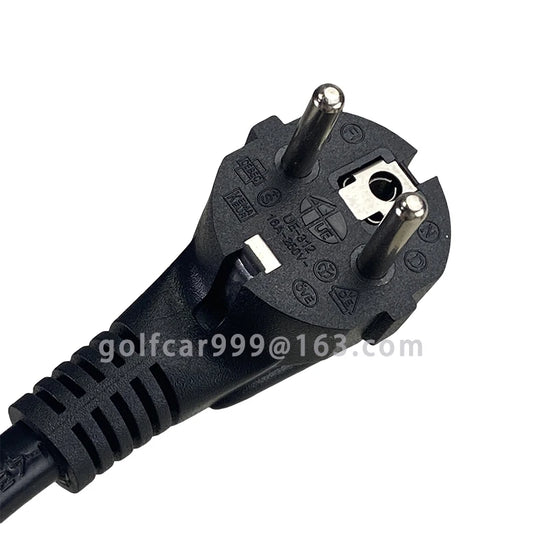 EV Portable Charger AC110-220V 16A YEEDA Y-30 Plug with EU plug 10FT Charging Charger Cable for Golf Carts