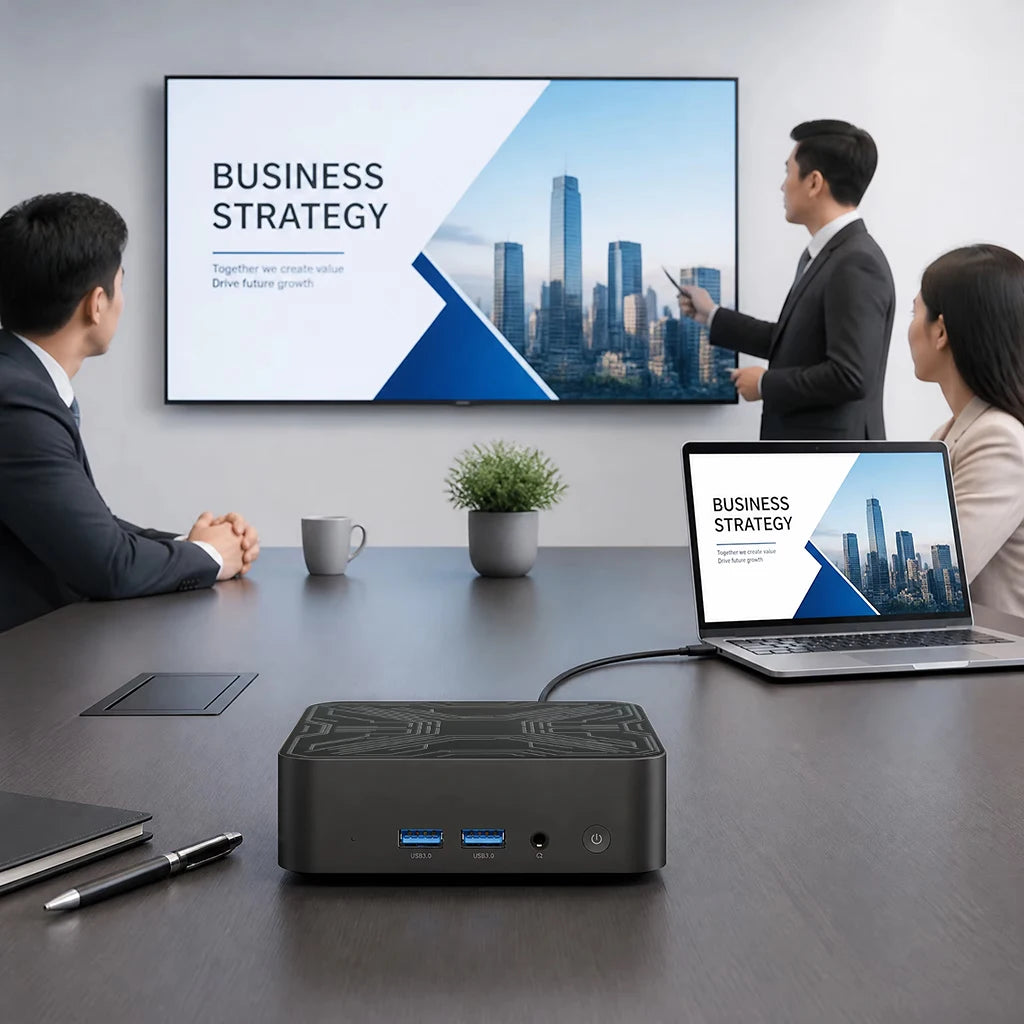 New Mini PC Core i9 10980HK 16GB 1TB 2TB Portable SSD 4K HD Gaming Gamer Desktop Computer