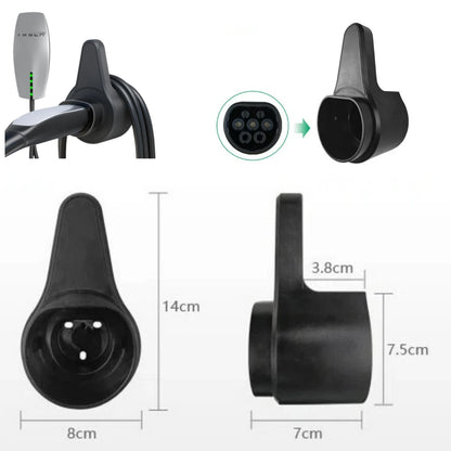 Type 2 EV Charger Holder EV Charger Plug Holder Stand Wallbox Socket Electric Car Charging  Gun Cable Wall Mount Bracket