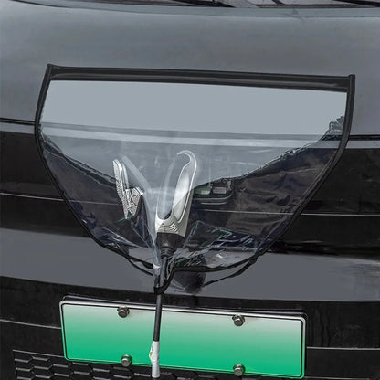 Waterproof Dust‑Proof EV Charger Rain Shield Universal Electric Car Charging Port Protective Cover with Black White Colors