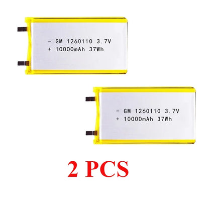 1260110 Battery 10000mAh 3.7V High Power Polymer Lithium for Power Bank GPS High Capacity 100% Real Capacity Lithium Batteries