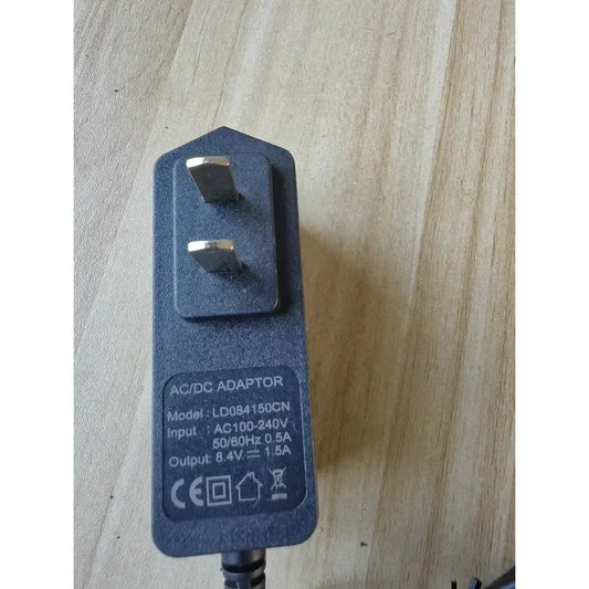 for 8.4V 1.5A Lithium Battery Charger for 8.4V 1500mA Li-ion Batteries Two Slots Fast Charging Adapter Power Supply