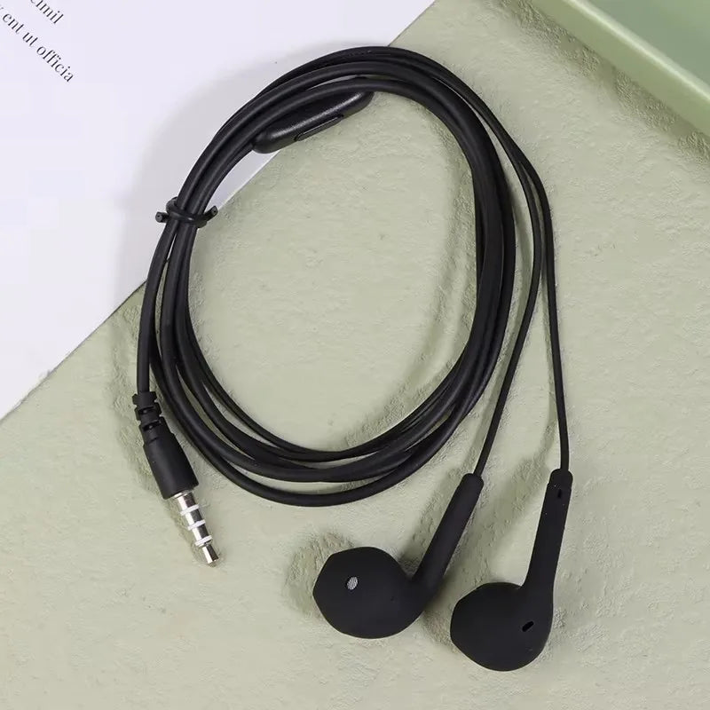 1/2/3pcs Universal 3.5mm Stereo In-Ear Headphones Sport Music Earbud Handfree Wired Headset Earphones with Mic For Xiaomi Huawei