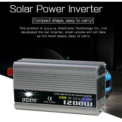 Car Wave Inverter DC 12V 220V 24V 110V AC 300W 500W 800W 1000W 1500W 2000W Inversor Car Adapter Power Solar Inverter Converter
