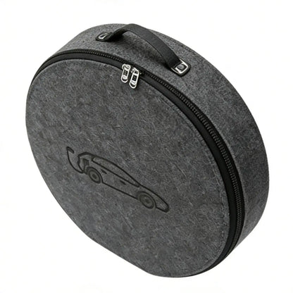 EV Car Charging Cable Storage Bag Round/Square Charging Units Bag Shockproof Anti Dust Charging Cable Carry Bag For Rechargeable