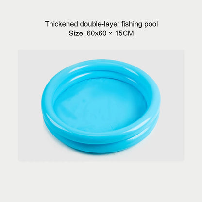 Round Inflatable Baby Toddlers Summer Swimming Pool Portable Inflatable Children Little Pump Pool Indoor Outdoor for 0-3Y Kids