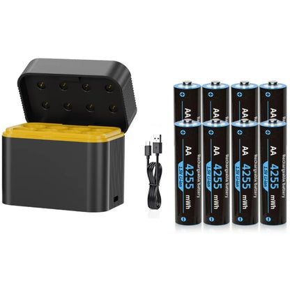 1.5V AA/AAA Lithium Battery LED Light Display Charger Intelligent Storage Charging Integrated Lithium Battery Charger