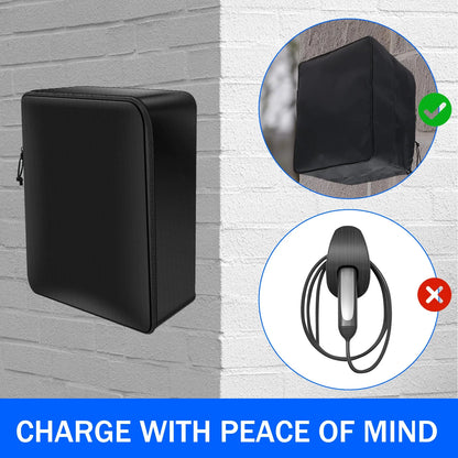 EV Charging Station Cover Oxford Waterproof Dust Electric Vehicle Charger Protector with Adjustable Zipper EV Charger Rain Cover