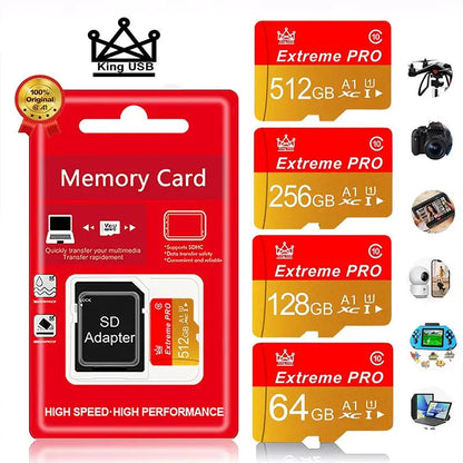 Reliable Memory Card 16GB / 32GB / 64GB / 256GB and Micro SD Card SD Cards TF Cards Fast Read Write Class 10 for Security Camera