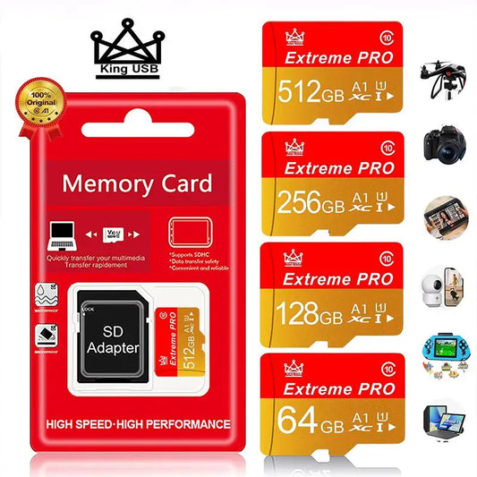 Reliable Memory Card 16GB / 32GB / 64GB / 256GB and Micro SD Card SD Cards TF Cards Fast Read Write Class 10 for Security Camera