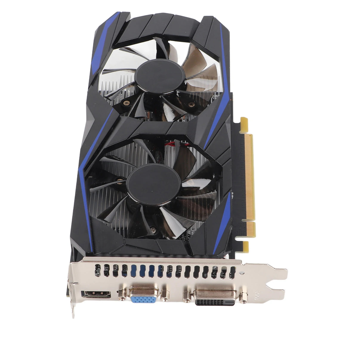Computer Graphics Card 4GB Graphics Card Lower Working Temperature High Efficiency Low Noise ABS for Dual Fan Desktop Computer