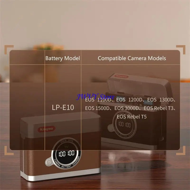 573A Efficient Type C Charging Station For E10 Battery With LCD Screen