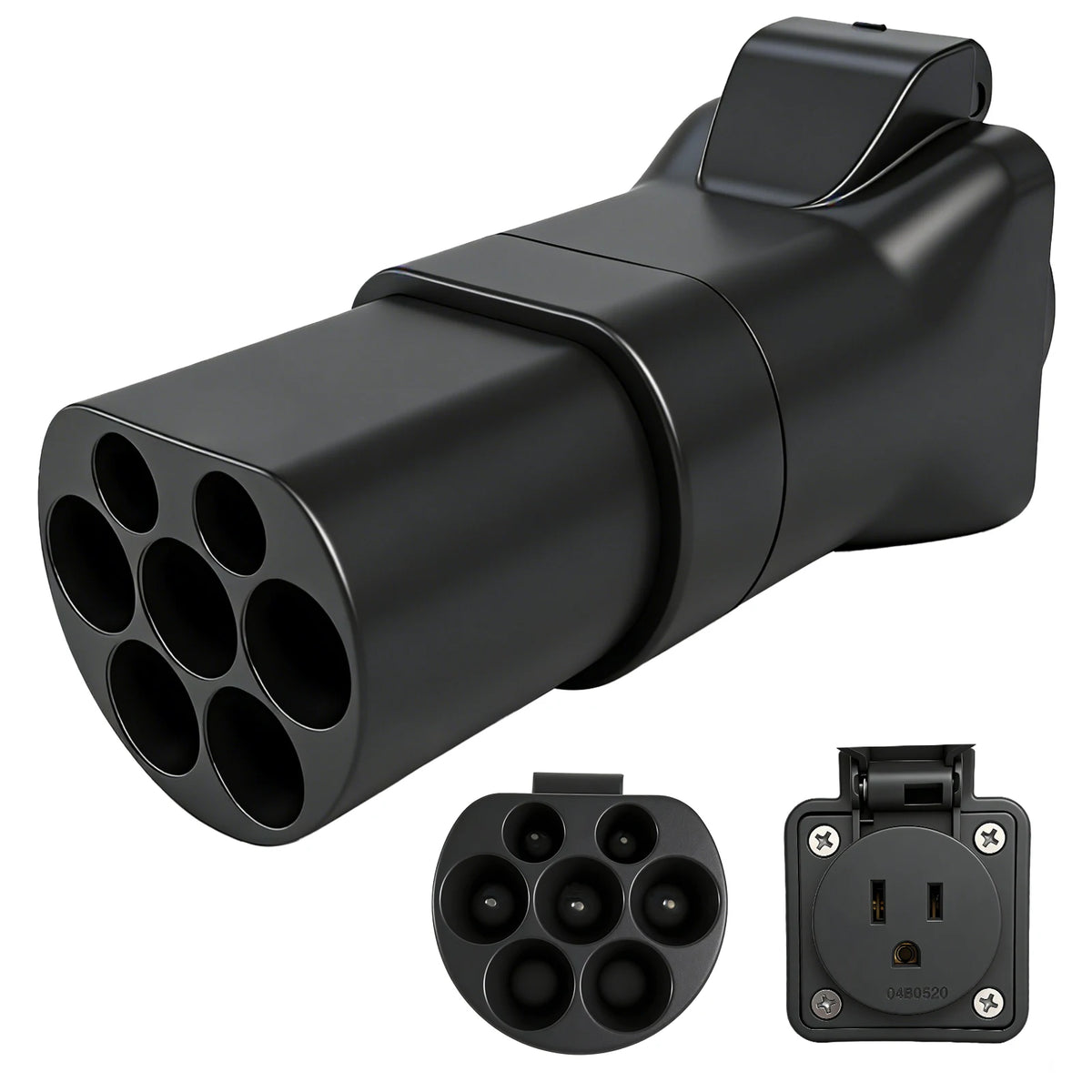 Portable EV Charging Adapter 220V Type 2 Male Plug to Schuko Socket Converter for IEC 62196-2 Charging Stations Electric Scooter