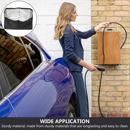Electric Vehicle Charger Cover Waterproof Rainproof Sunproof Dustproof Wall Mounted Outdoor Charging Station Protection for Ev