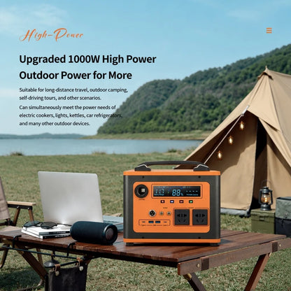 Portable Power Station,Outdoor Energy Storage Power Supply,Lithium Battery Solar Generator,Emergency Power Source for Car