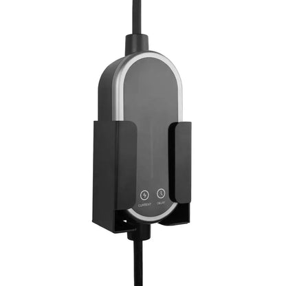 EV Charger Holder, Wall-Mounted Bracket Set, Compatible with SAE J1772 Connector & J-Hook