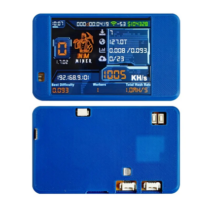 AFOURT-Nmminer Nerdminer Upgrade 992 KH/S Hashrate ESP32-2432S028 2.8Inch Display Colorful Case Bitcoin Solo Lottery Miner C
