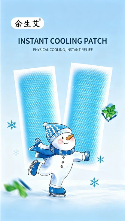 Cooling and Refreshing Patch, Instantly Reduces Temperature and Relieves Discomfort. Use It When Experiencing Heat During Summer