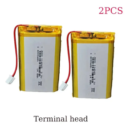 114065 Lithium Polymer Battery 3.7V 4000mAh Li-po Rechargeable Batteries for Power Bank Beauty Instrument Headphone Tachograph