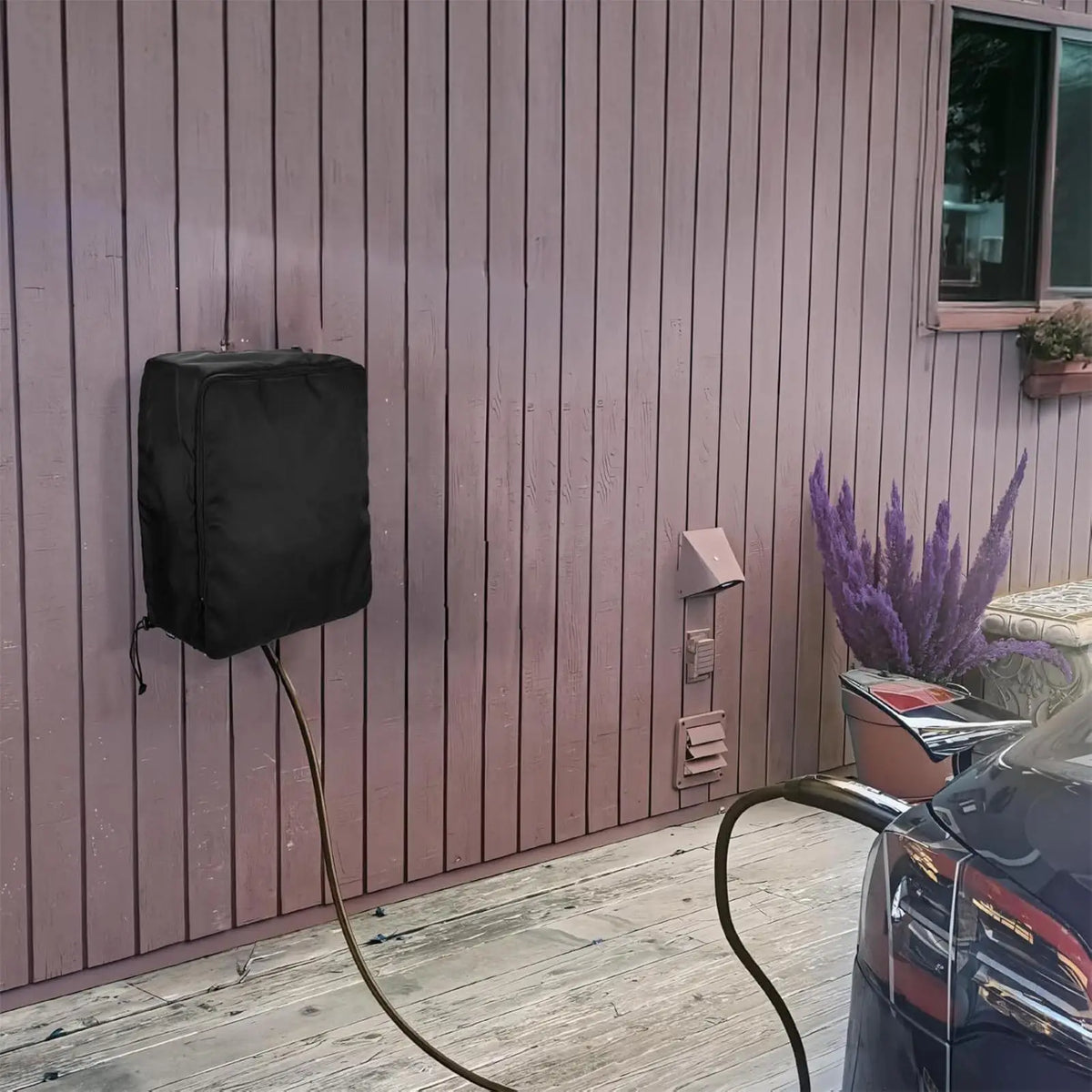 EV Charging Station Cover Charger Station Protector Box Waterproof Bag for Building Outdoor Public Campus Garage Shopping Mall