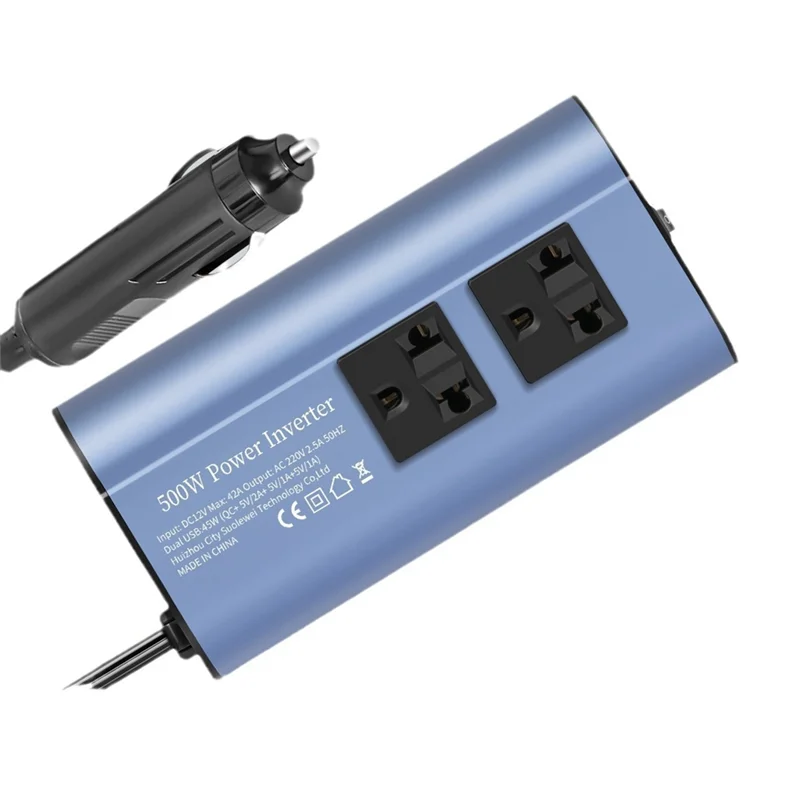 A69E500W Modified Wave Inverter 12V/24V To 220V Car Inverter Converter Modified Wave Inverter Portable Automotive Charger Invert