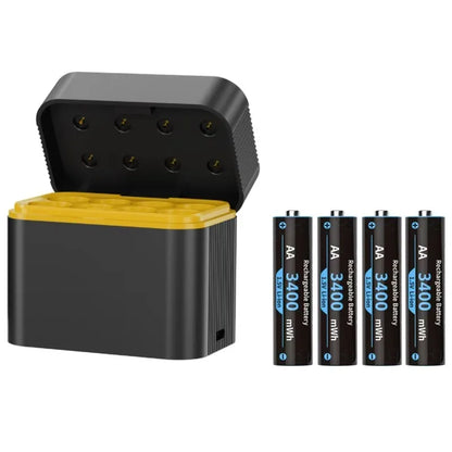 1.5V AA/AAA Lithium Battery LED Light Display Charger Intelligent Storage Charging Integrated Lithium Battery Charger