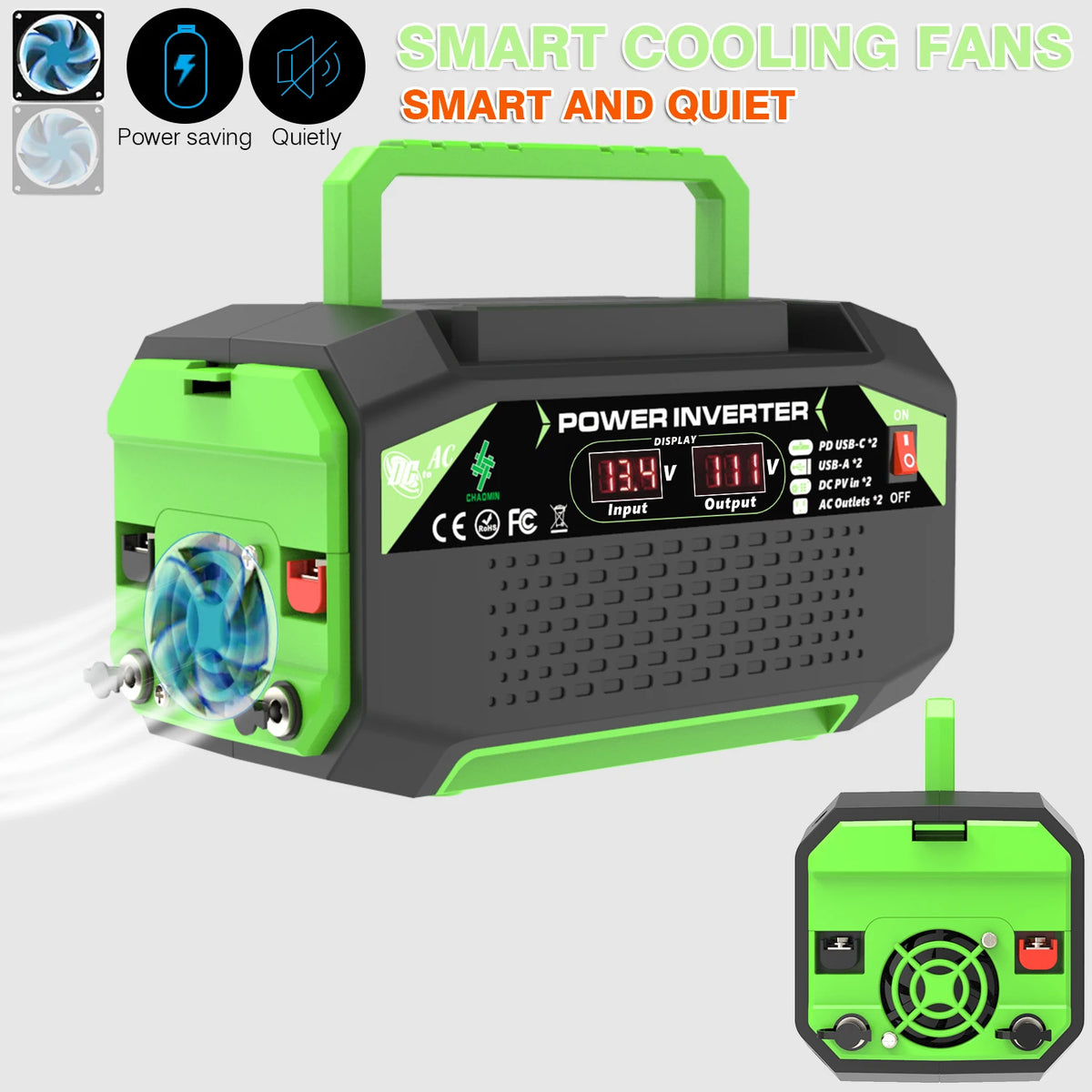 500W Inverter 12V 220V Modified Sine Wave Inverter High Power USB Socket Auto Inversor Converter Solar Car Inverter