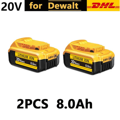 For DeWalt 20V Lithium Ion Batteries 20V 12Ah DCB203 Li Ion Battery Replacement DCB206 DCB205 DCB204 DCB200 Power Tools