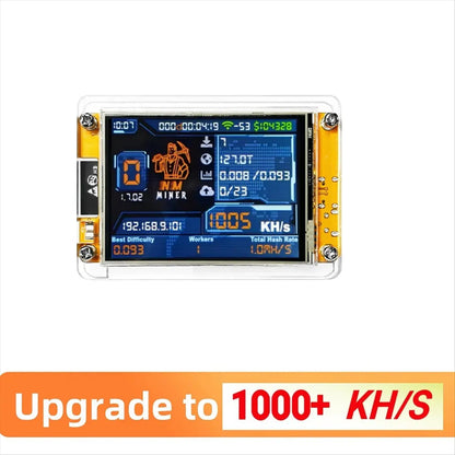 NMMiner NerdMiner V2 Hashrate 1000KH/S ESP32 2.8 Inch Smart Display Crypto Solo Lottery Bitcoin ESP32-2432S028R DROOM