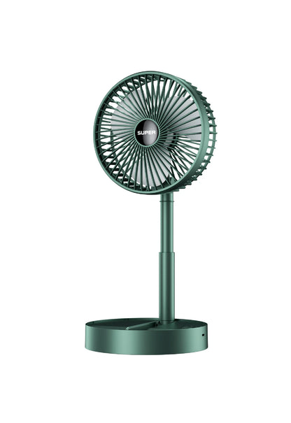 New Adjustable Folding Fan Small Cooling Handy Desk Low Noise Home Charging USB High Duration Standby Mini Electric Fan