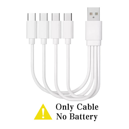 New 1.5V AA 5800mAh Rechargeable Batteries/ Li-ion Battery Long-Lasting/High Capacity Lithium Akku/2000 Cycles with USB-C Cables