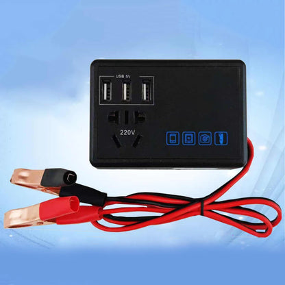 Multifunctional Car Inverter 12V24V To 220V Conversion Booster Charger Wire Clamp Type Converter Power Supply For Car And Truck