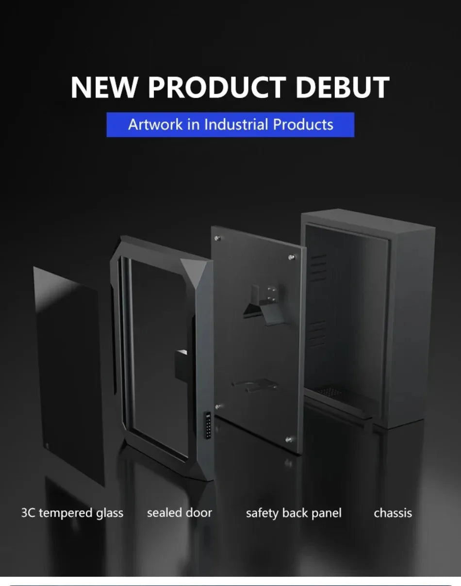 Wall Mount EV Charging Station Box Waterproof Cable Organizer Storage Case Outdoor Indoor Charger Holder for Most EV Chargers