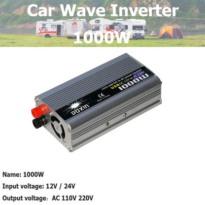 Car Wave Inverter DC 12V 220V 24V 110V AC 300W 500W 800W 1000W 1500W 2000W Inversor Car Adapter Power Solar Inverter Converter