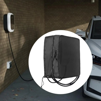 EV Charging Station Cover Charger Station Protector Box Waterproof Bag for Building Outdoor Public Campus Garage Shopping Mall