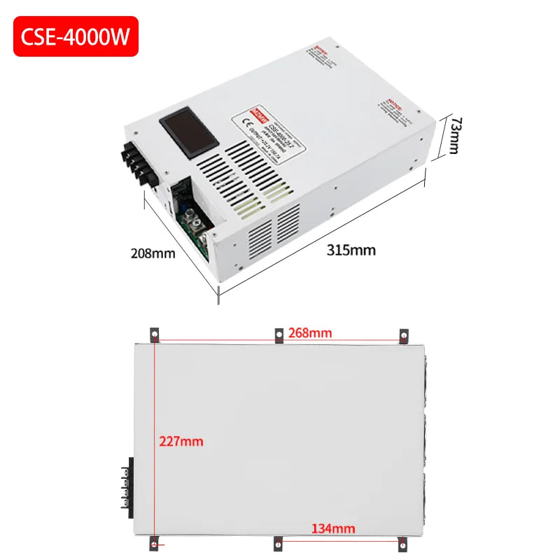 Lithium battery charger power supply Lifepo4 Li-ion 3000W 4000W 5000W 12v 24v 36v 48v 60V 72V 88.2V Voltage Current Adjustable