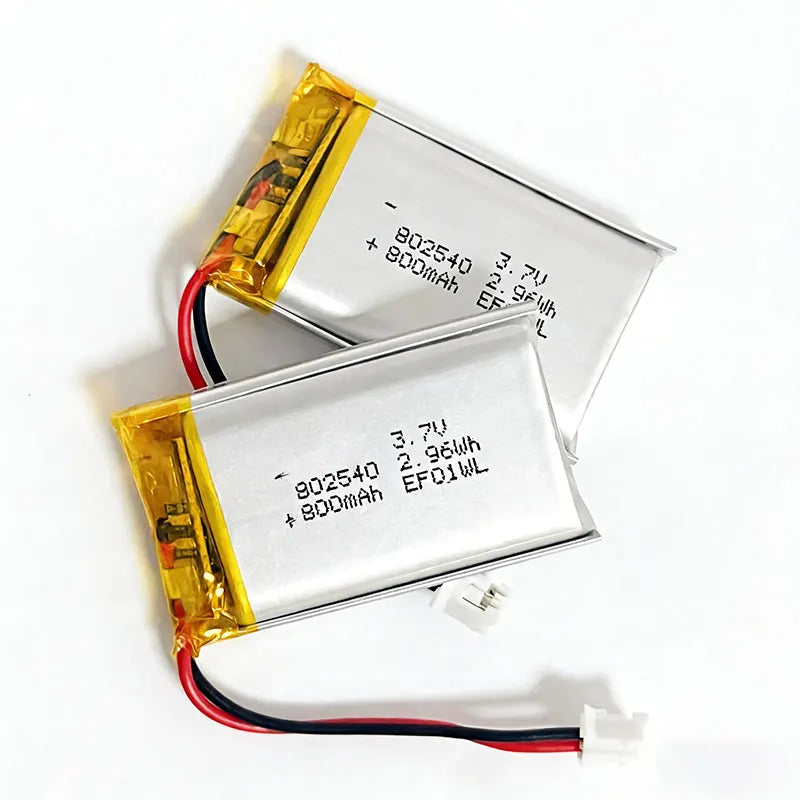 Lithium Battery Li Polymer Batteries 800mAh 3.7V 802540 Lipo 082540 for Flashlight Remote Controller Handheld Fans 1pcs-10PCS