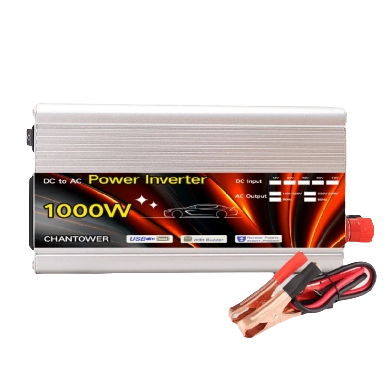 Inverter 12v 220v Solar Inverter 500W 1000W 1500W 2000W Portable Voltage Transformer Auto Charger Converter Car Power Inverter