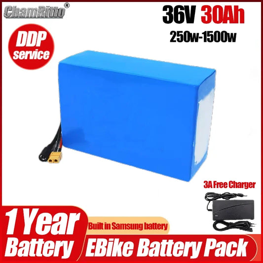 36V EBike Batterie 10ah 15ah 20ah 25ah 35ah 30ah 500W Battery Bafang 350w Motor 1000w Electric Bike Scooter Lithium Battery pack