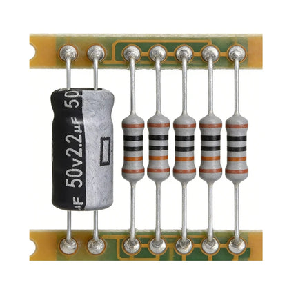 2.2uF 50V 5x11mm Electrolytic Capacitor 2.2 UF MFD 50 Volt 0.2x0.43in Aluminum Capacitors (Pack of 10)