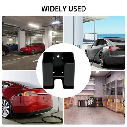 EV Charger Holder Stand Rack Wall Mounted Electric Vehicle Charging Box Holder Bracket Stand with Cable Management for J1772