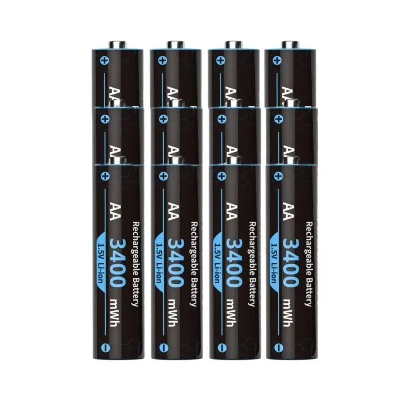 1.5V AA/AAA Lithium Battery LED Light Display Charger Intelligent Storage Charging Integrated Lithium Battery Charger